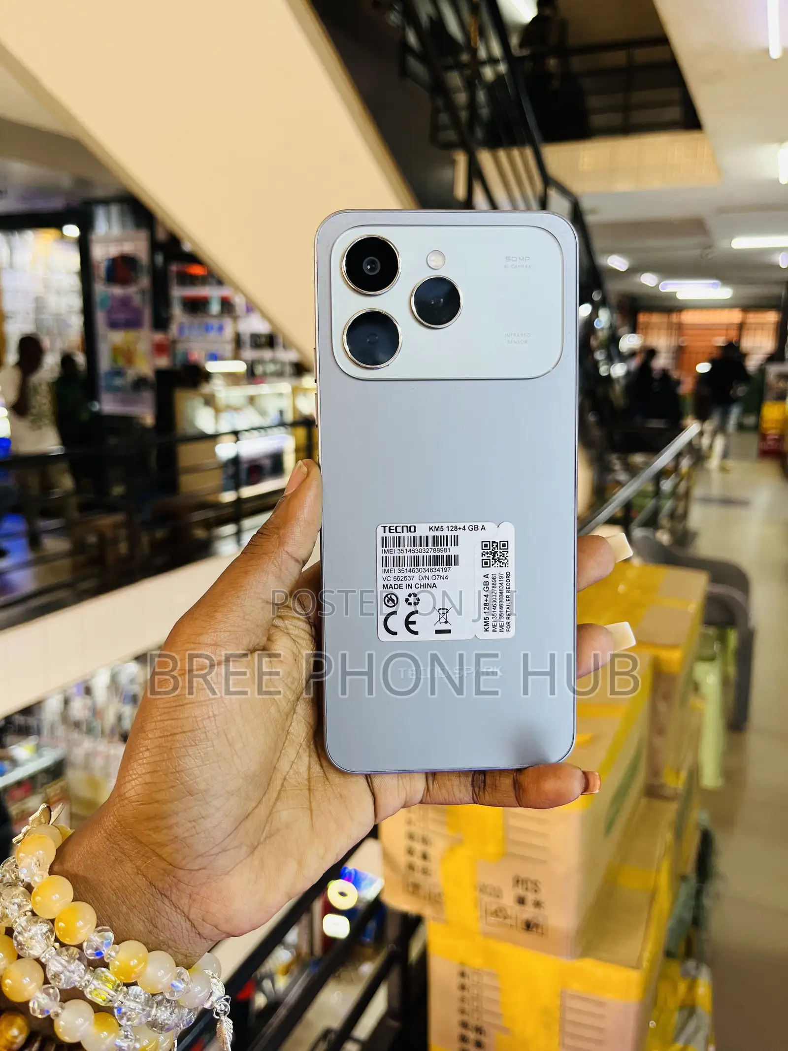 Tecno Spark 40 128 GB Gray