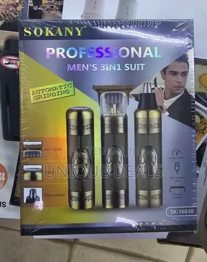 Sokany 3in1 Men's Suit Shaver Kit