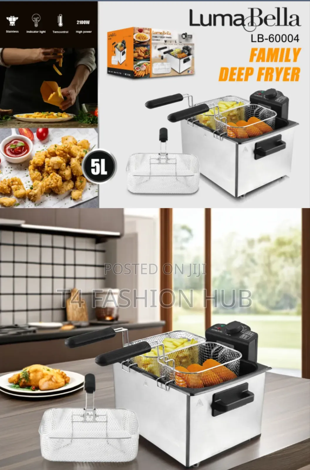 Lumabella Deep Fryer (Model Lb-60026)