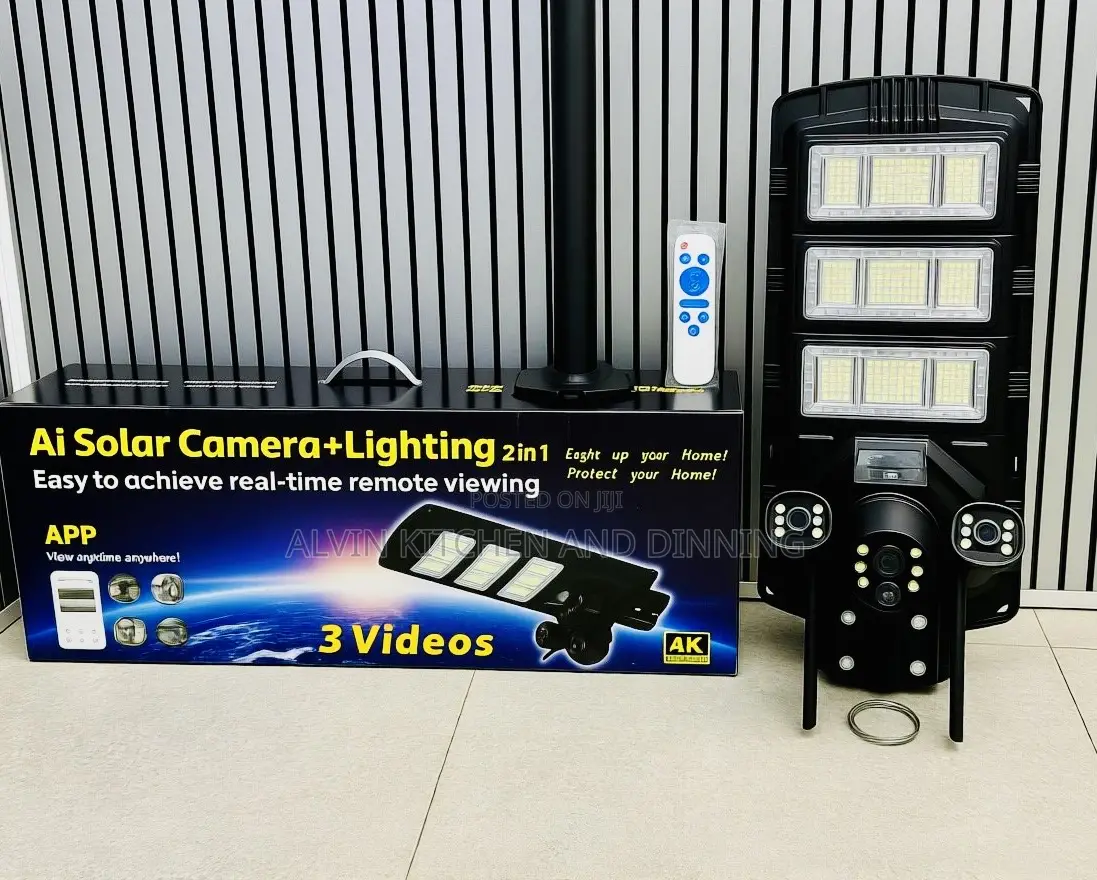 Solar Camera With Solar Street Light 2in1