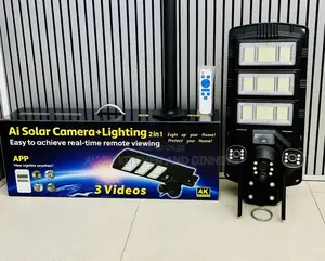 Solar Camera With Solar Street Light 2in1