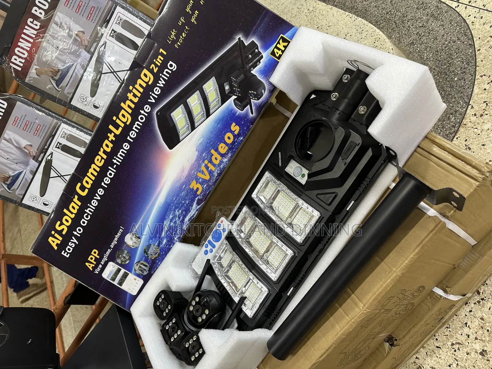 Solar Camera With Solar Street Light 2in1
