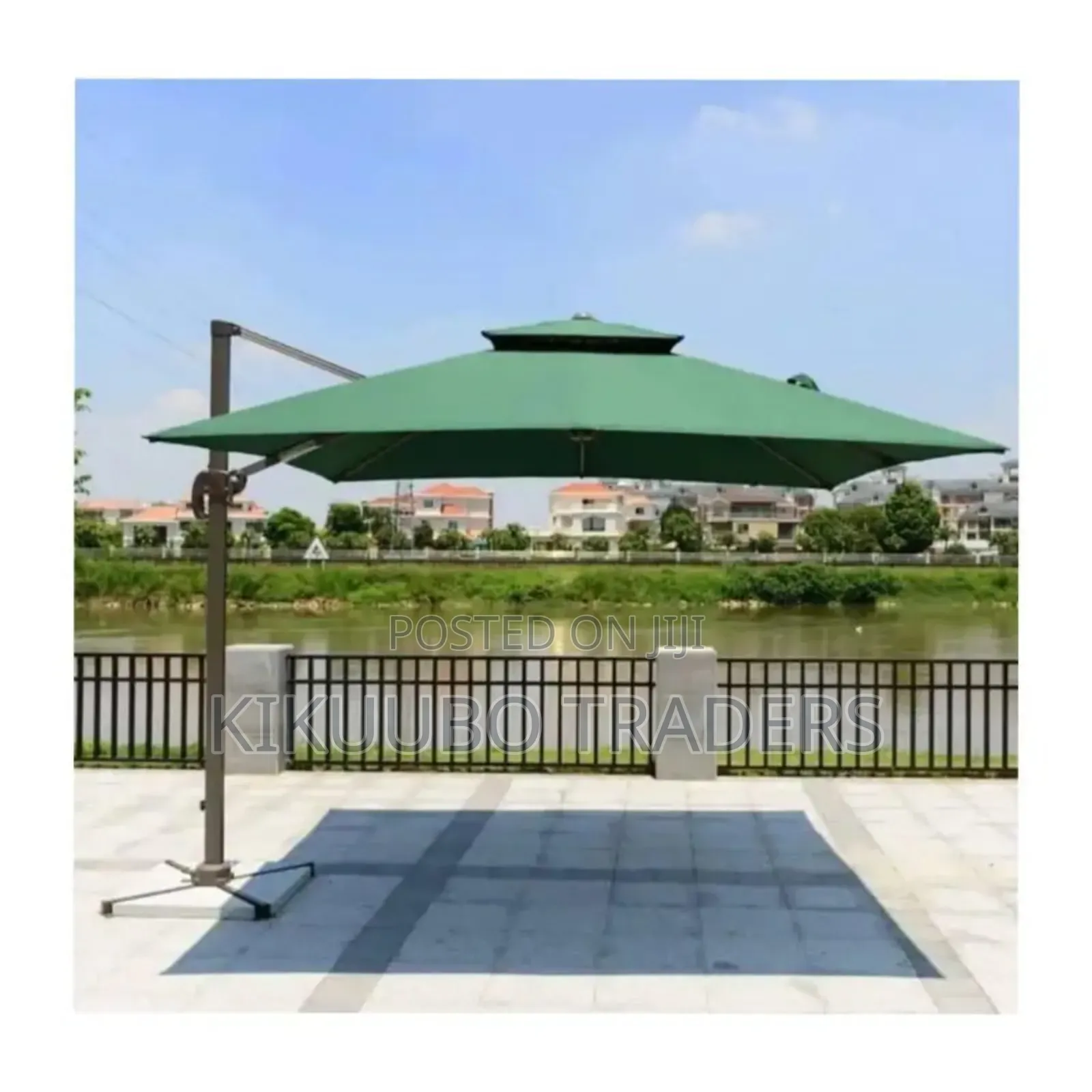 3x3m Large Cantilever Garden Parasol Canopy