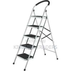 Step Folding Ladder With Handrails or Ladder Tool Caddy