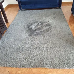 Carpet Rugs Neatly Used. Gray Colour