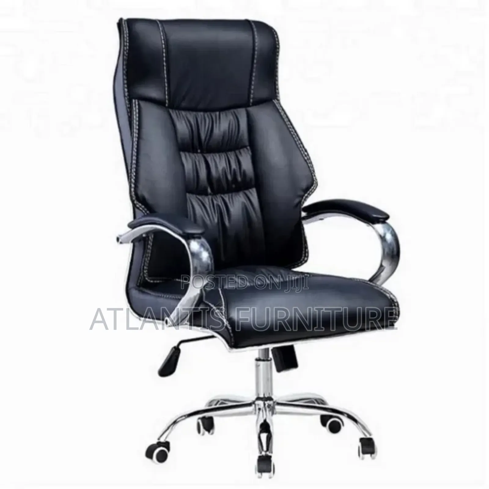 Black Shining Office Chair