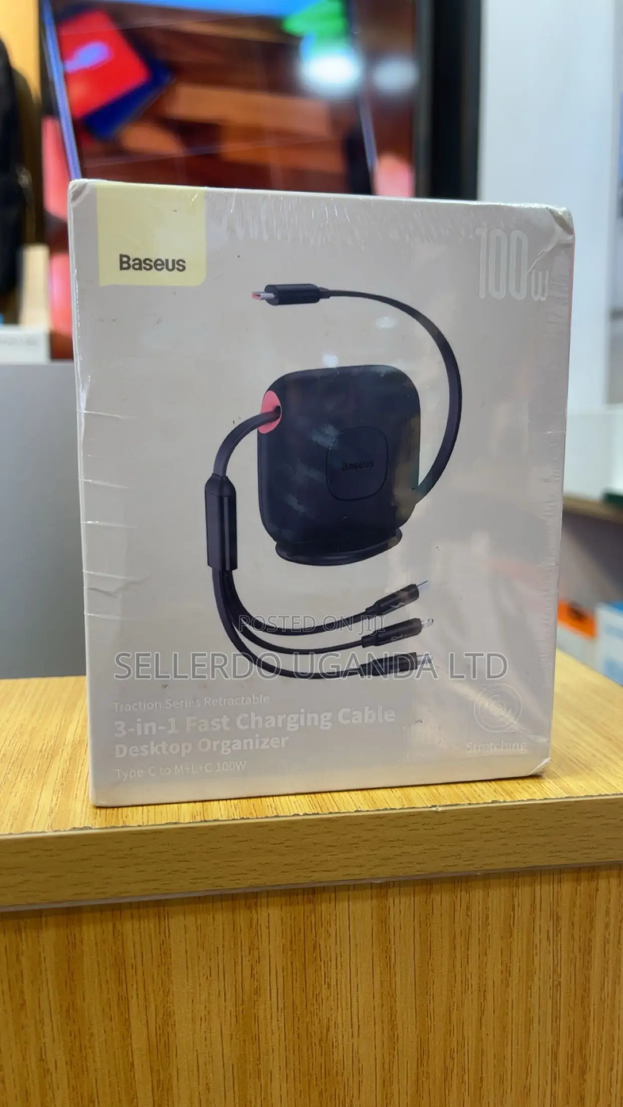 Base-Us 3in 1 Fast Charging Desk Top Organizer