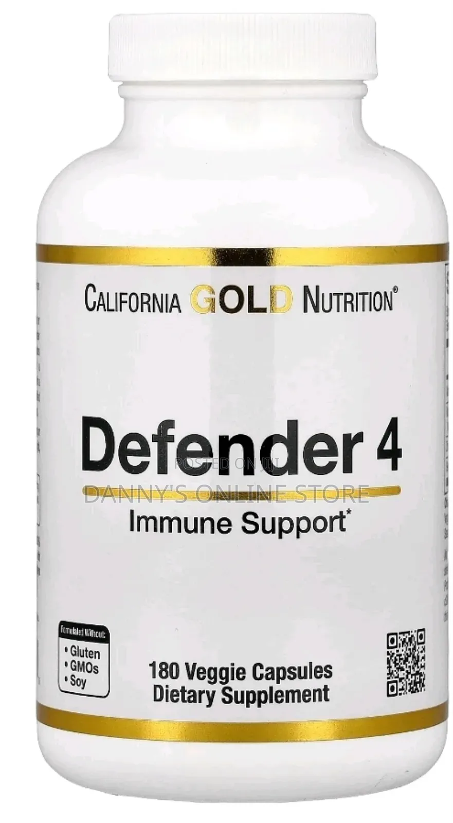 Defender 4: Super Immune Booster, 180 Capsules
