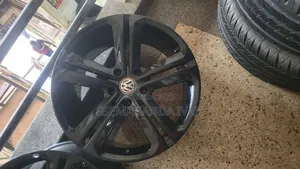 Volkswagen Toureg Rims Black 20 Size