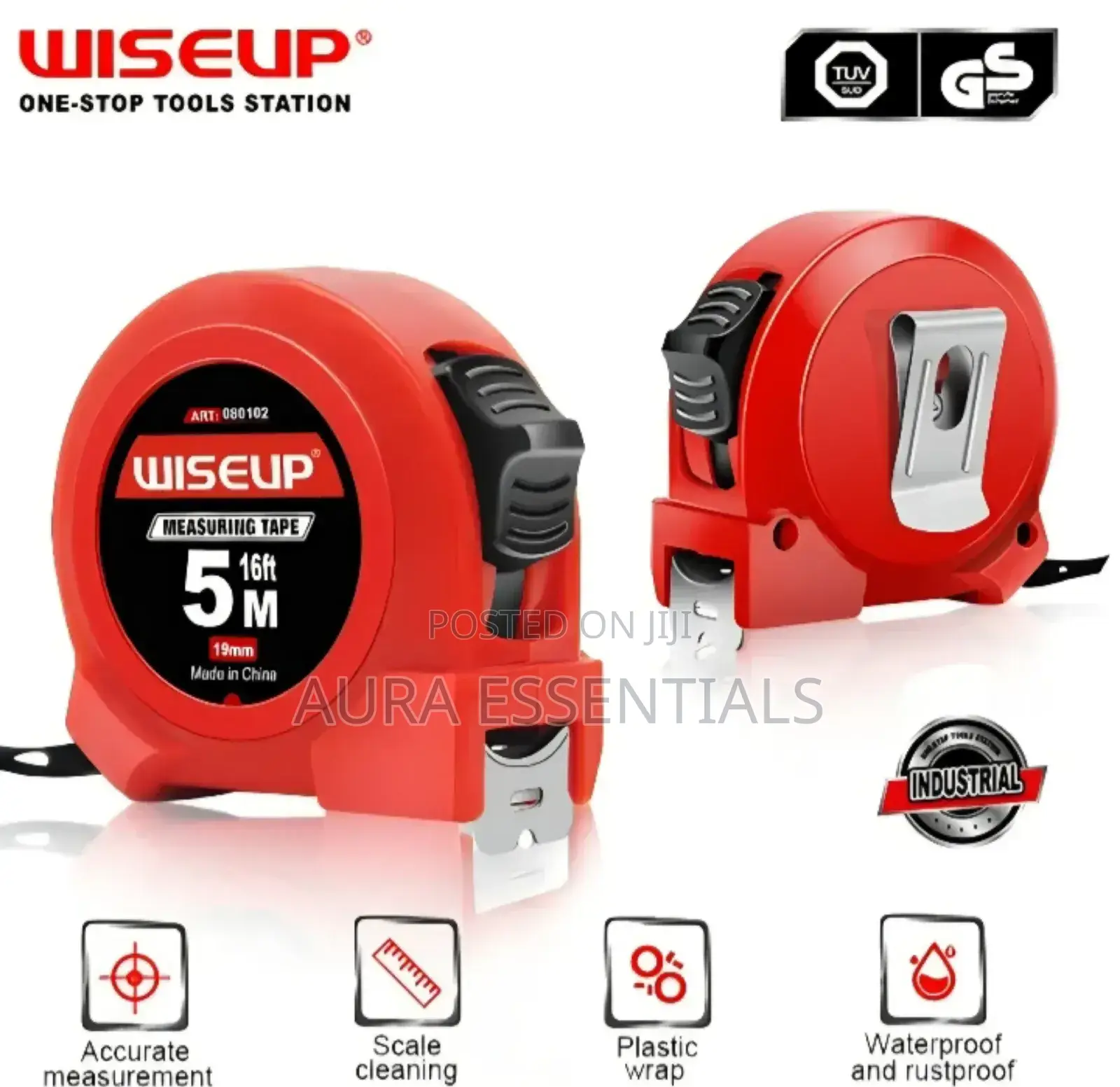 Wiseup 5metres Industrial Measuring Tape