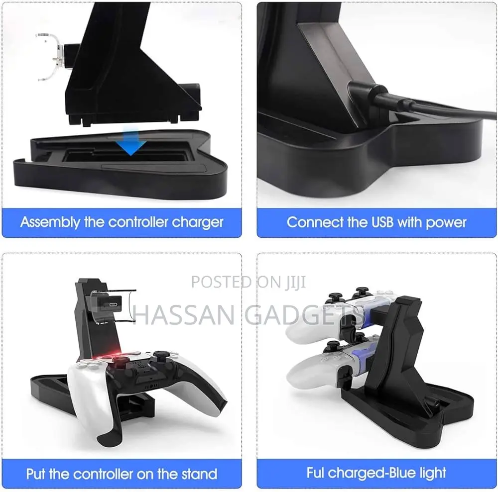 Charging Docking Station Stand Led Indicator Compatible With Plays