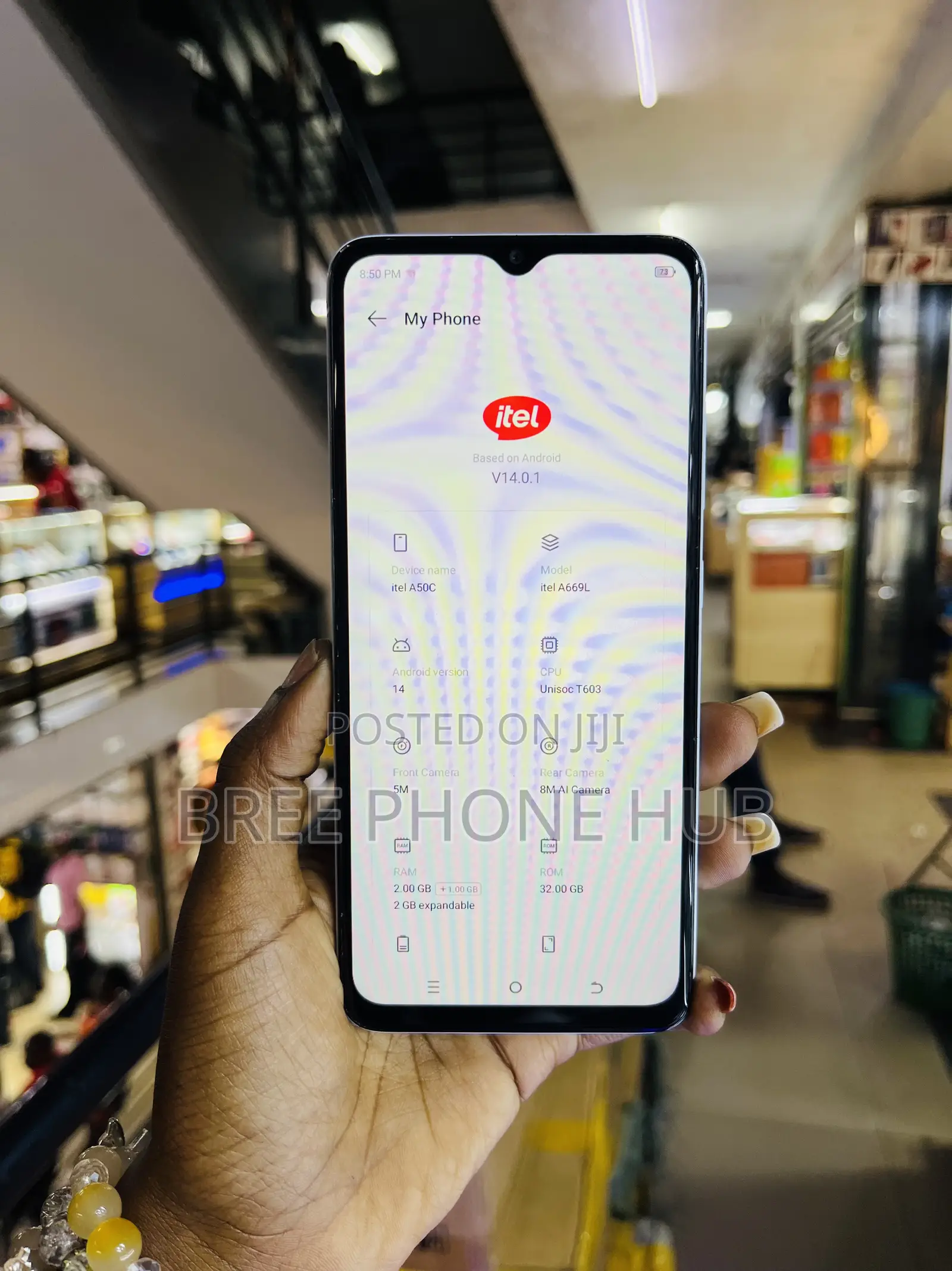 Itel A50C 32 GB White