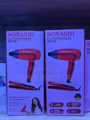 Sonashi 2-in-1 Hair Dressing Set, Model Sbs-600