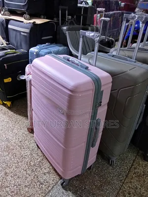 Medium Size Pink Suitcase