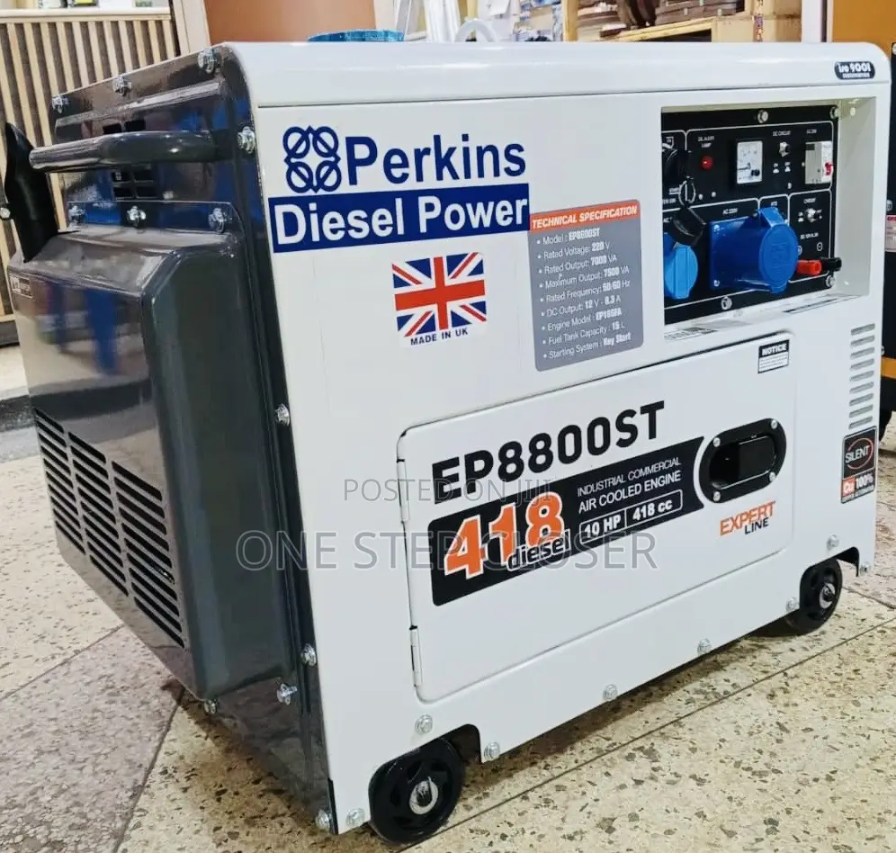 7.5kva Perkins Super Silent Generator