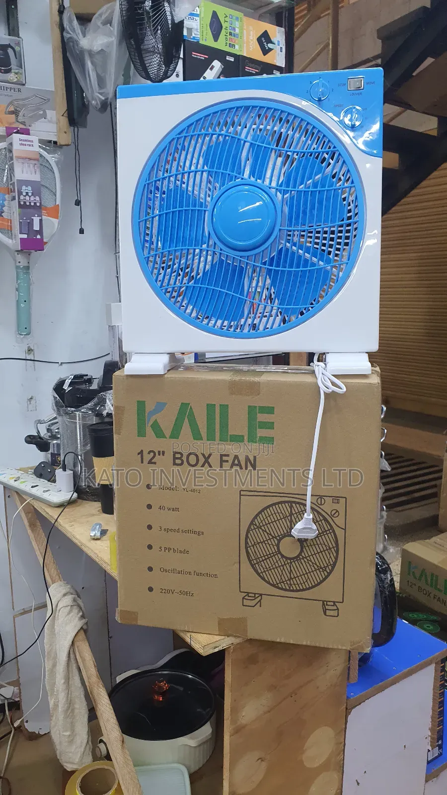 Kaile Desk-Table Fan -Ac Fan With Timer