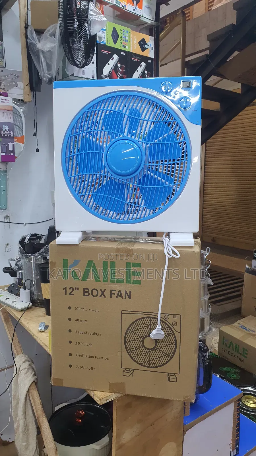 Kaile Desk-Table Fan -Ac Fan With Timer