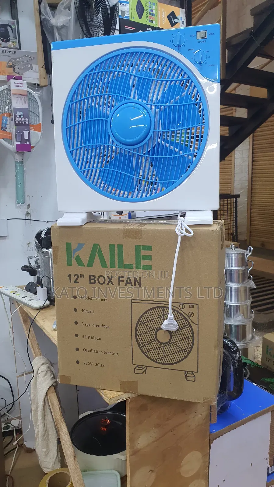 Kaile Desk-Table Fan -Ac Fan With Timer