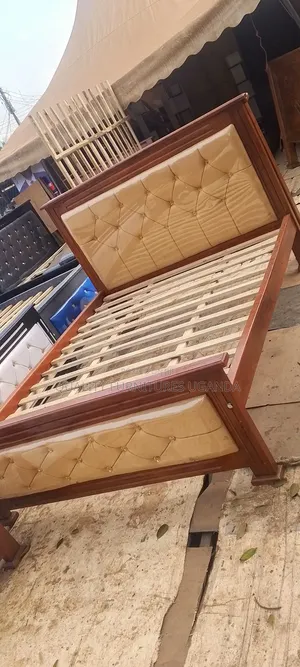 4 by 6 Mahogany Coloured Bed