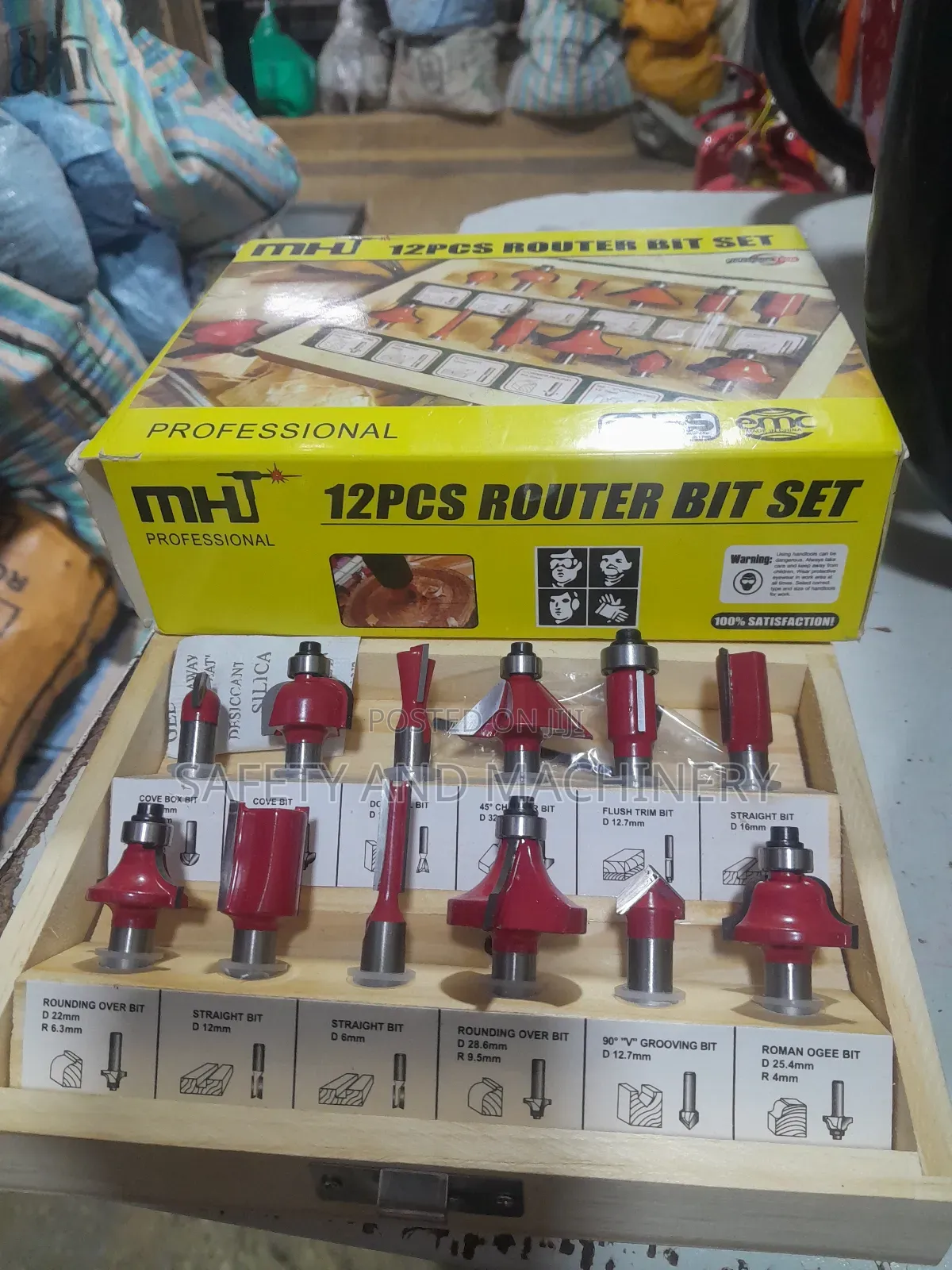 MHT Router Bits 12pcs