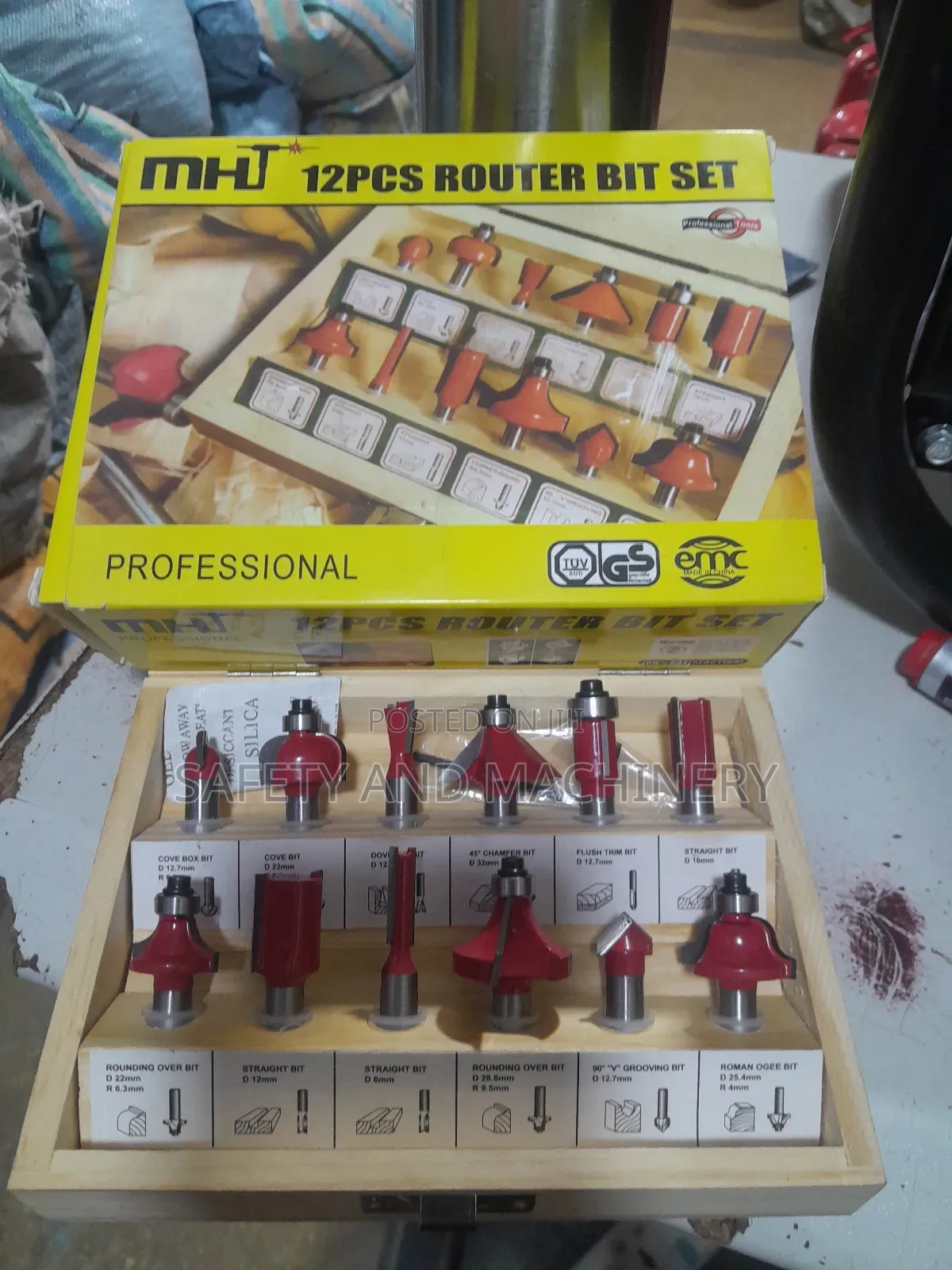 MHT Router Bits 12pcs