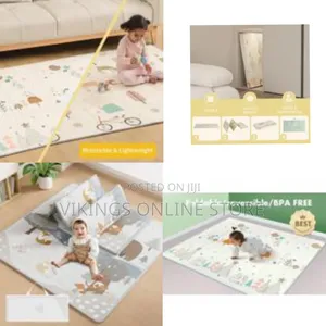 Baby Folding Play Mat Extra Large Foam Playmat Crawl Mat Reversible