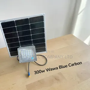 300w Interstellar Warrior Blue Carbon Solar Flood Light