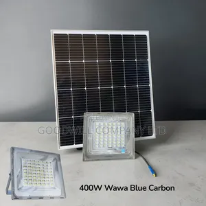 400w Interstellar Warrior Blue Carbon Solar Flood Light