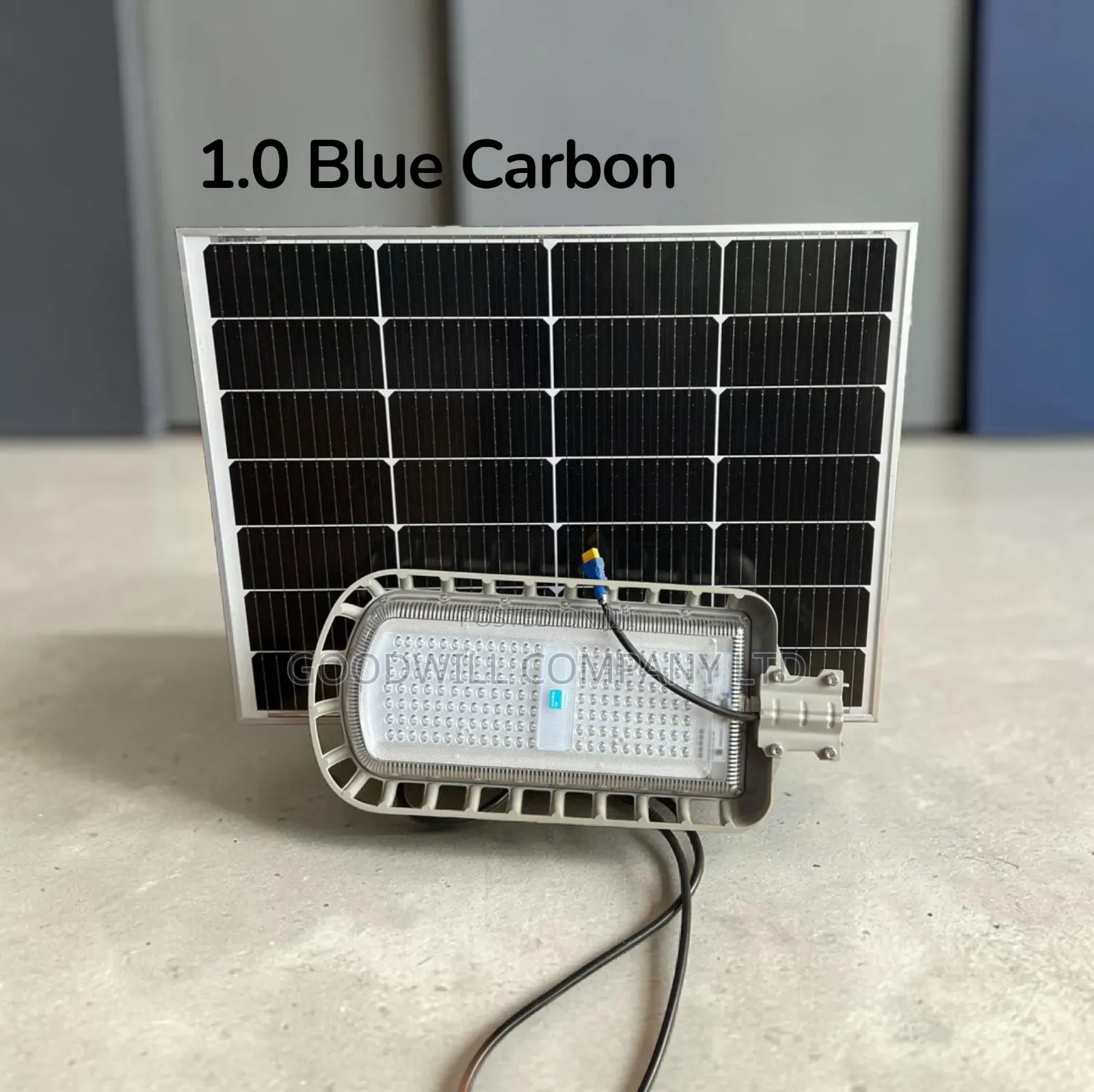 1.0 Interstellar Warrior Blue Carbon King Solar Street Light