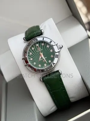 Womens Omega Leather Strap Watches