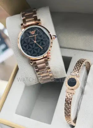 Floral Emporio Armani Ladys Watch