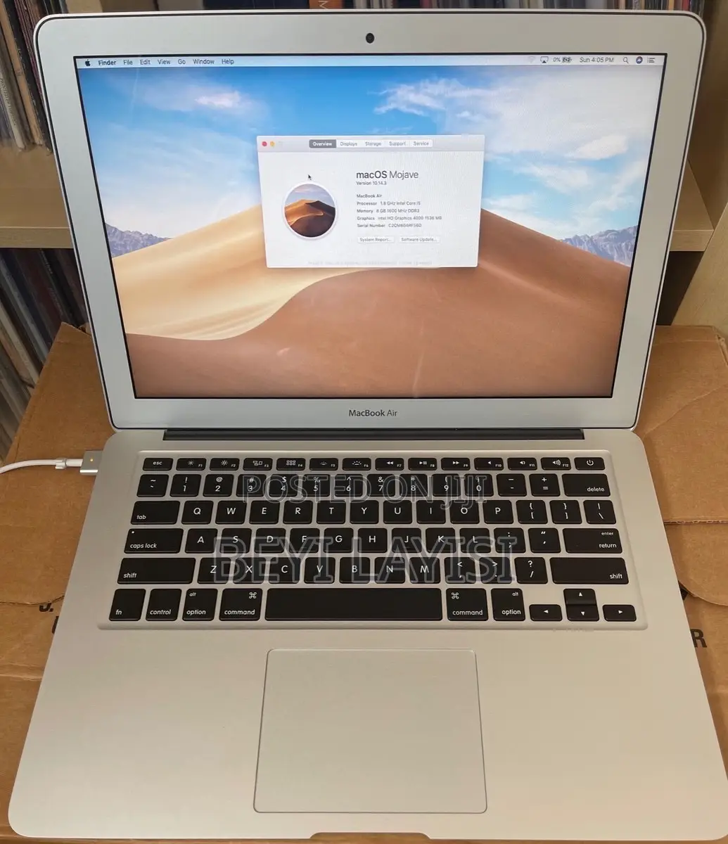 Laptop Apple MacBook Air 4GB Intel Core i5 SSD 256GB