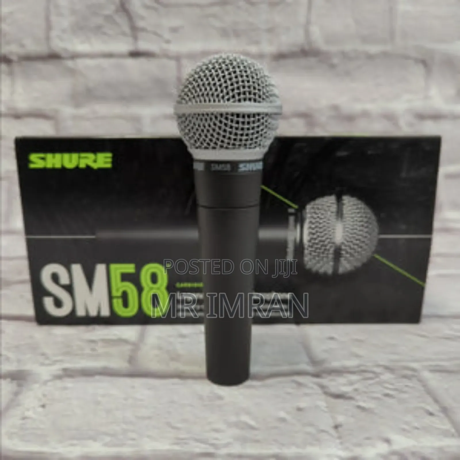 Shure Sm58 Dynamic Vocal Microphone.