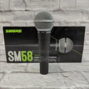 Shure Sm58 Dynamic Vocal Microphone.
