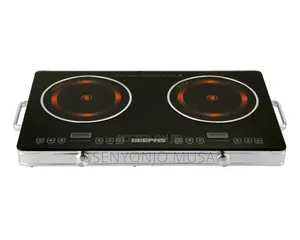 Geepas Double Burner Infrared Cooker 3200w –Led Display, Touch Control