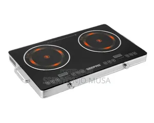 Geepas Double Burner Infrared Cooker 3200w –Led Display, Touch Control