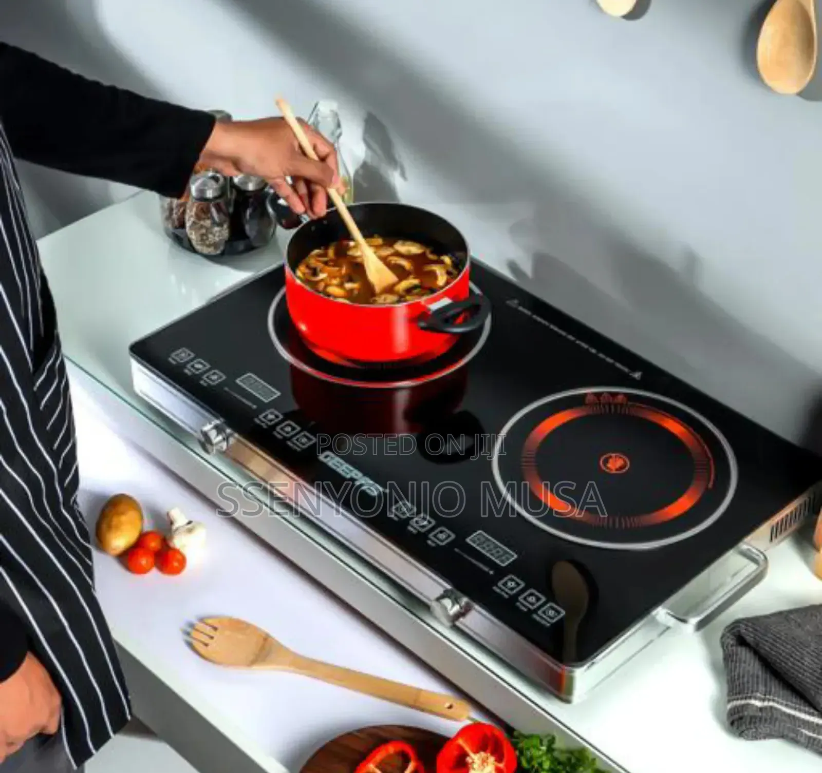 Geepas Double Burner Infrared Cooker 3200w –Led Display, Touch Control