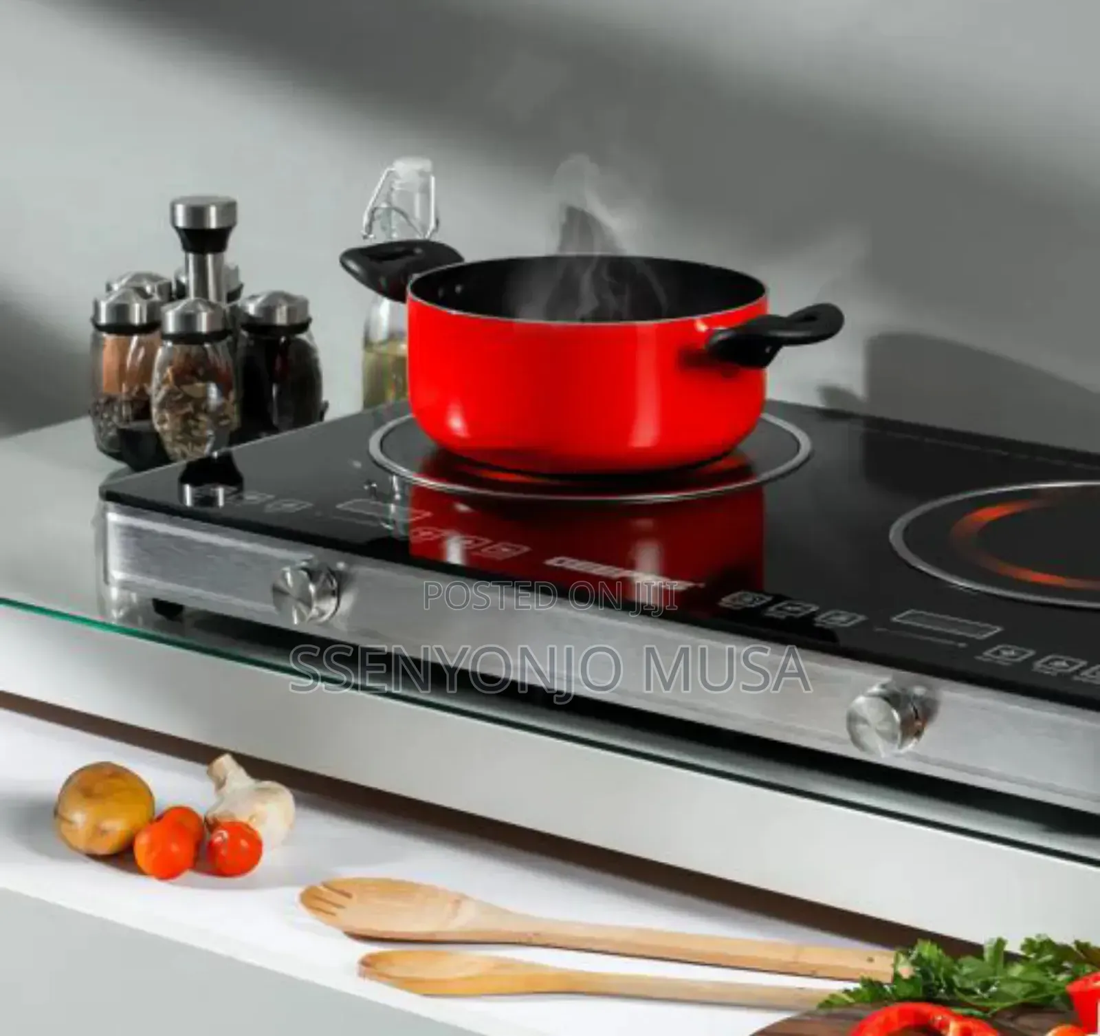 Geepas Double Burner Infrared Cooker 3200w –Led Display, Touch Control