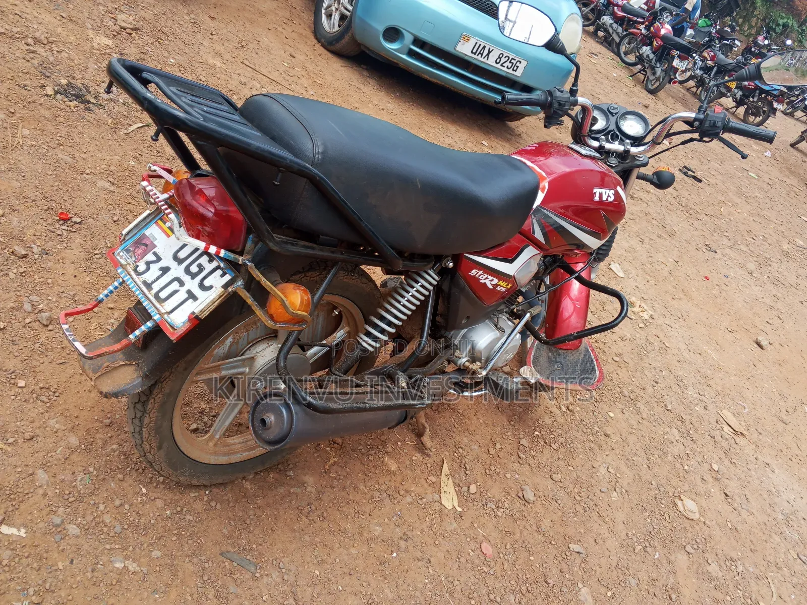 TVS HLX 125 2020 Red