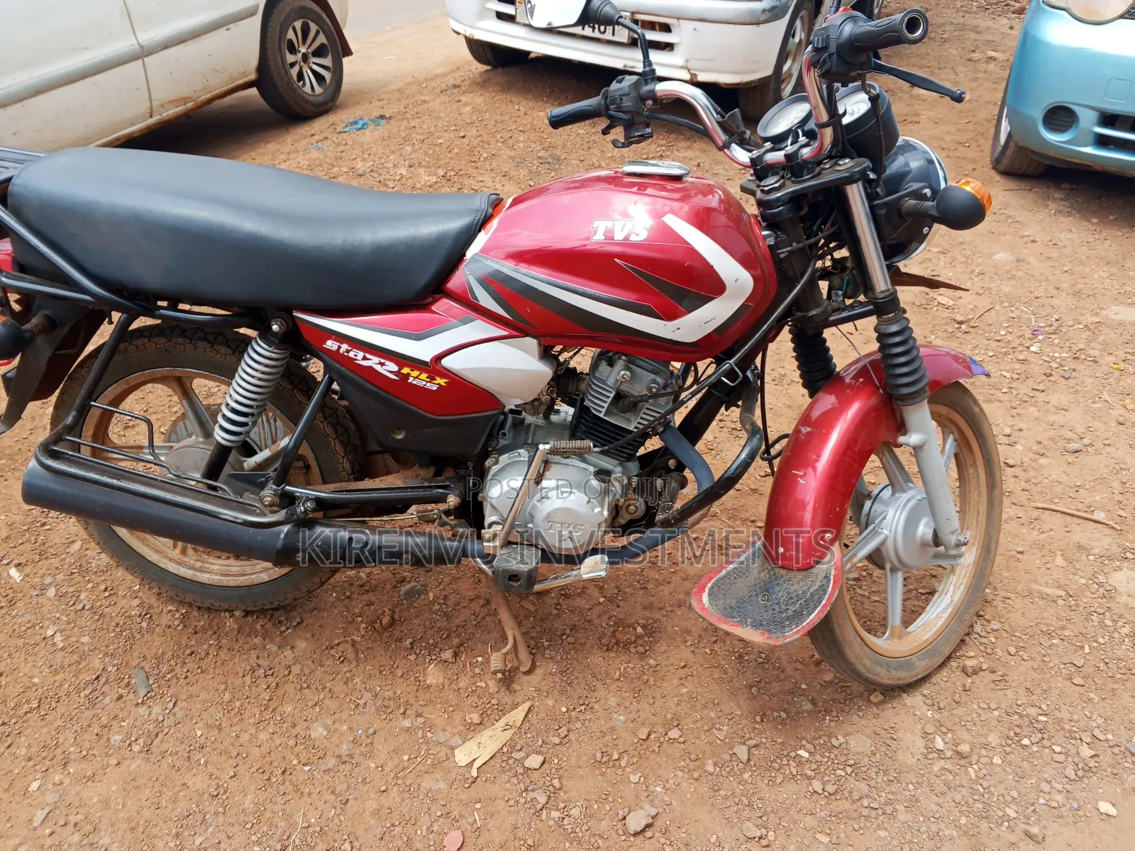 TVS HLX 125 2020 Red