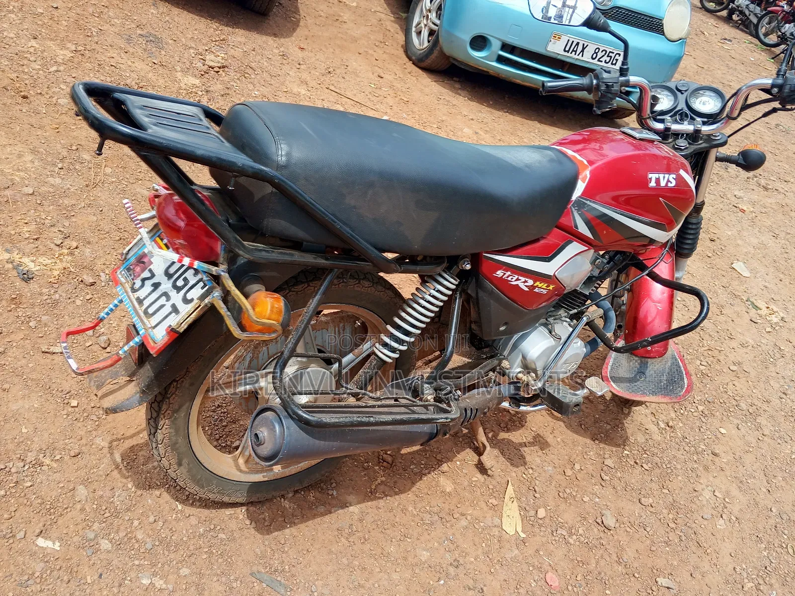 TVS HLX 125 2020 Red