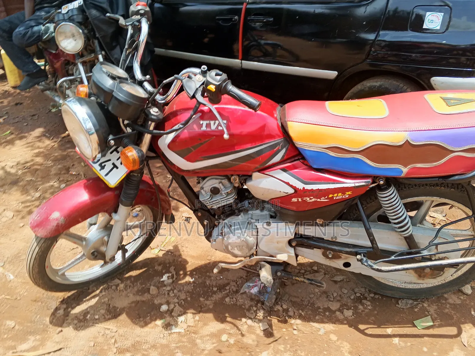 TVS HLX 125 2020 Red