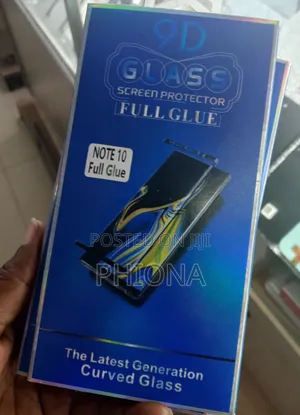 9d Glass Screen Protector for Note10 Samsung