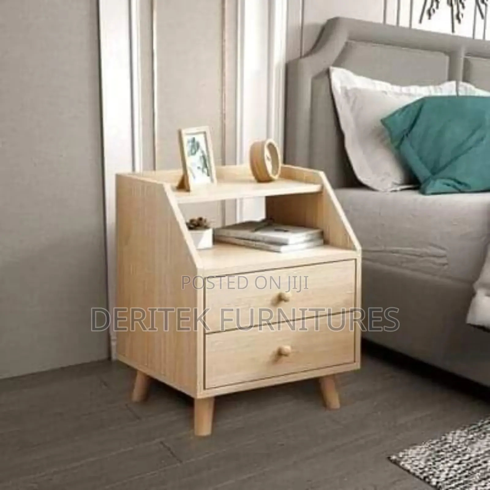 Wooden Bedside