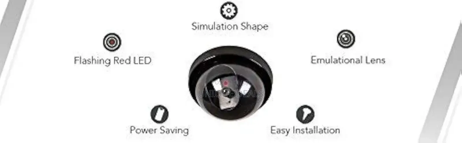 Indoor Outdoor Fake Dummy Security Camera