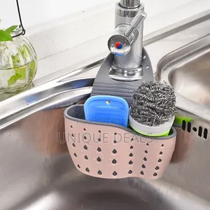 Multifunctional Sink Sponge Rack With Adjustable Strap