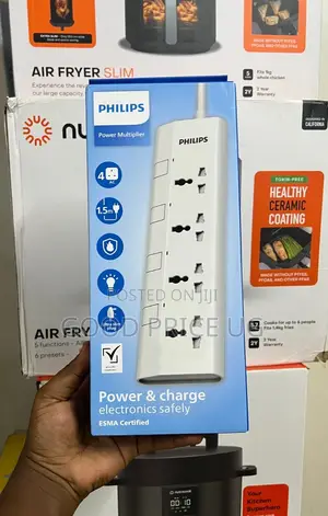 Philips 4-Way Universal Power Extension Cord