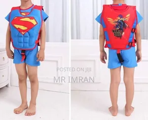Children's Superhero-themed Life Jacket Swim Vest