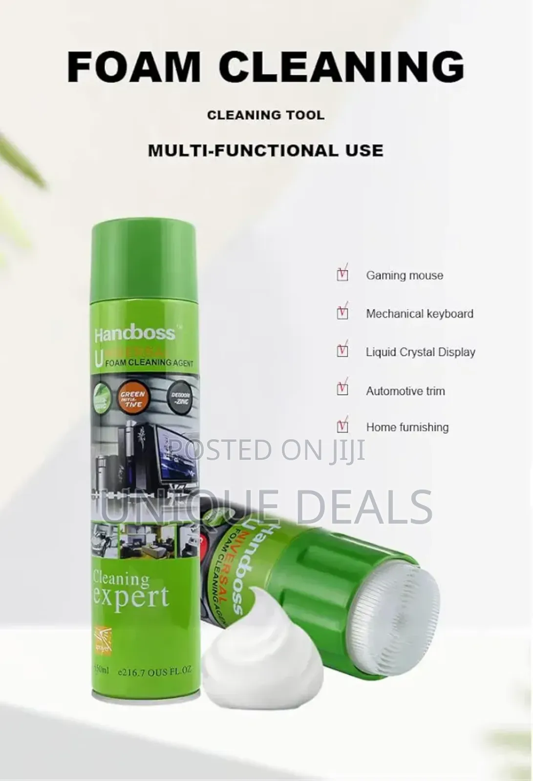 Universal Foam Cleaning Agent Non-Toxic