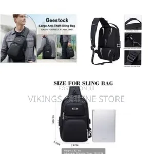 Anti Theft Bag for Men Women, Sling Bag, Man Bags for Men Cross Body